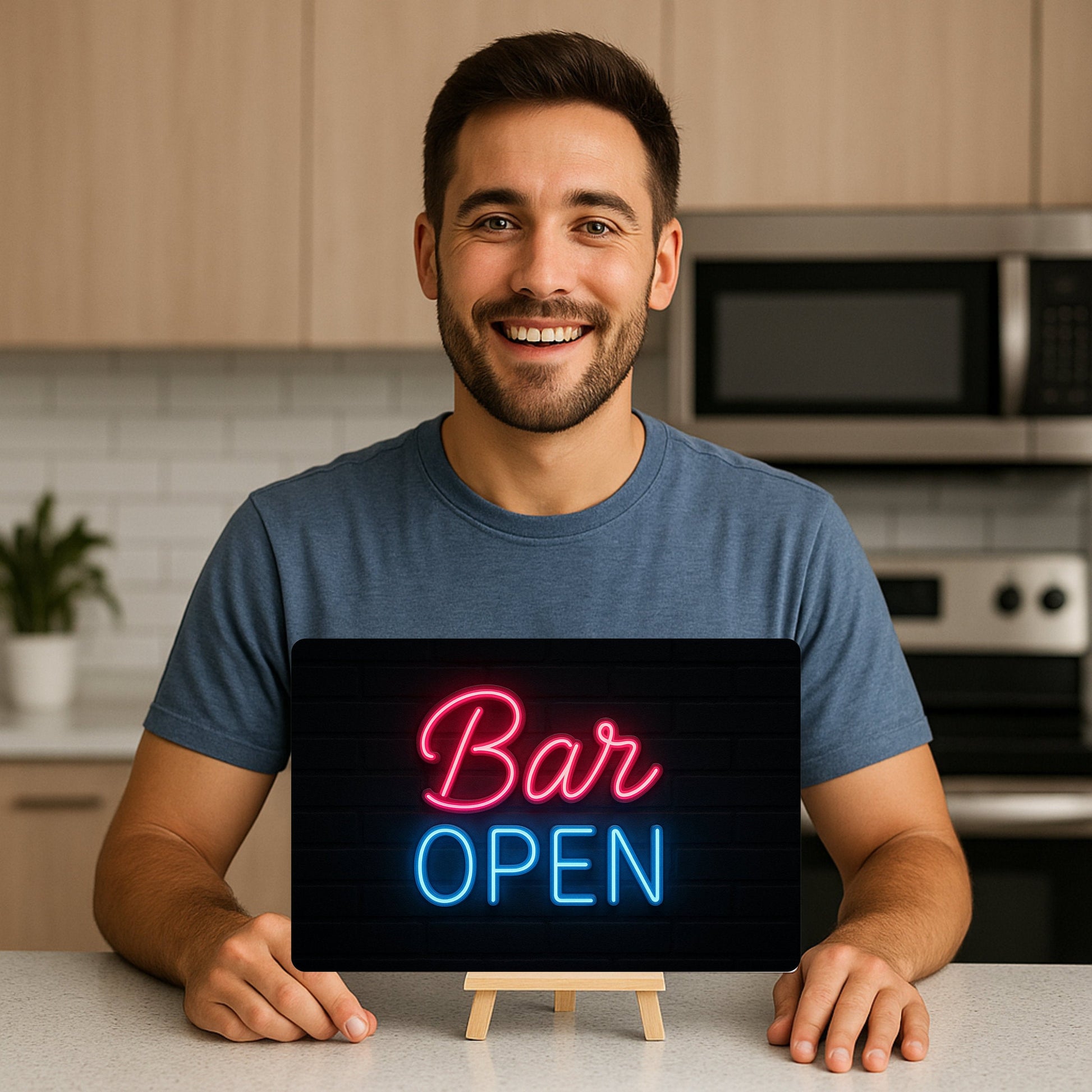 Bar Open Blechschild