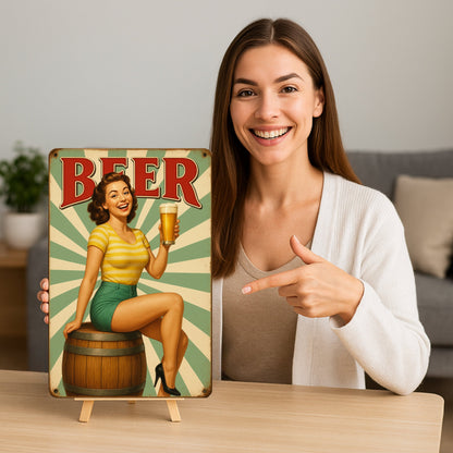 Beer Blechschild