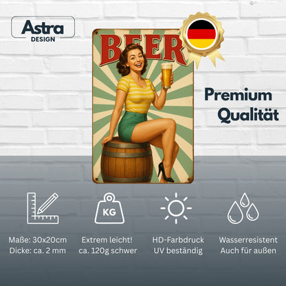 Beer Blechschild