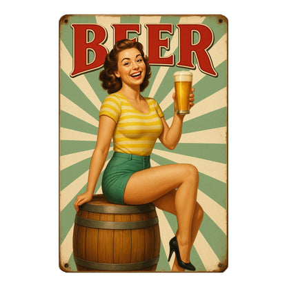 Beer Blechschild