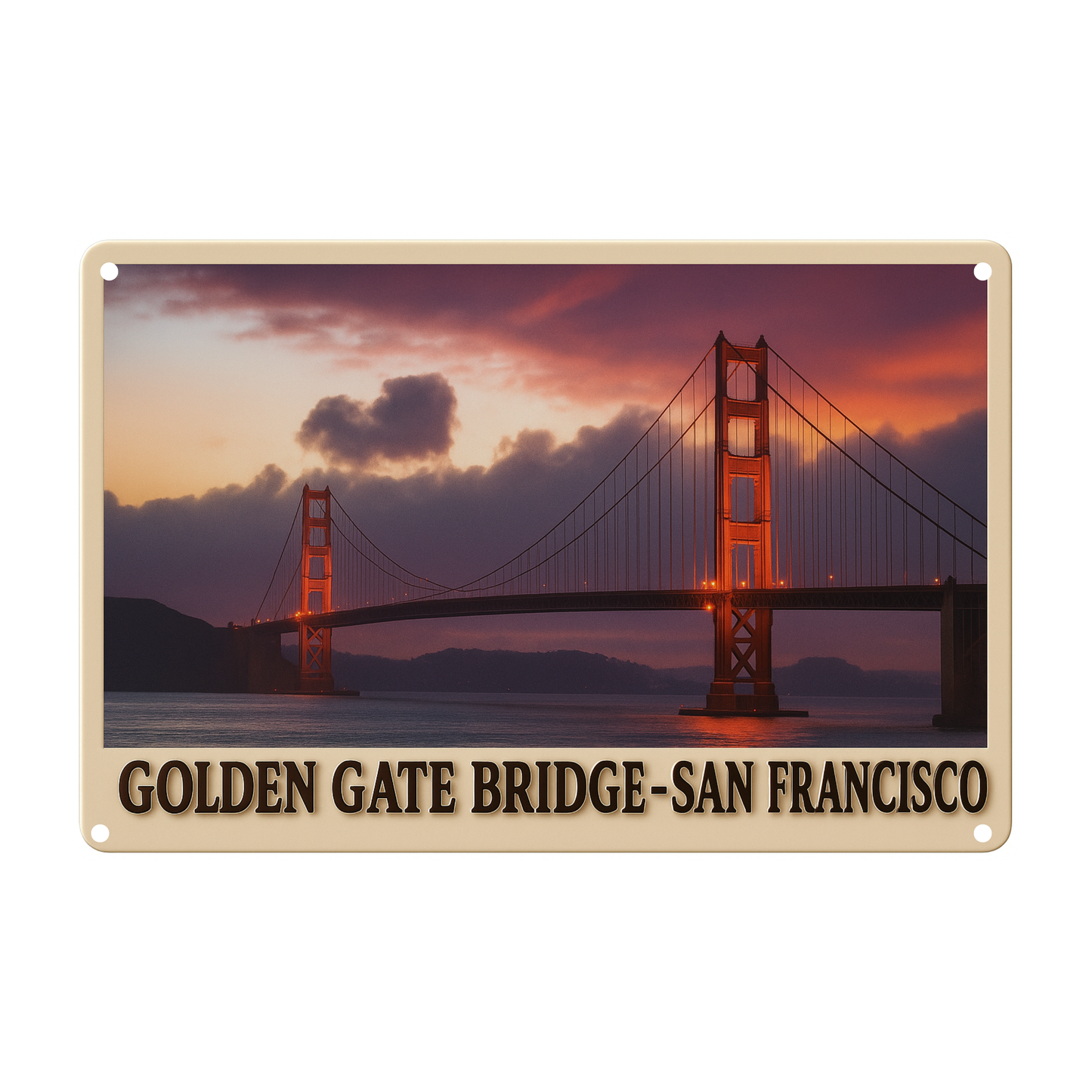Blechschild San Francisco