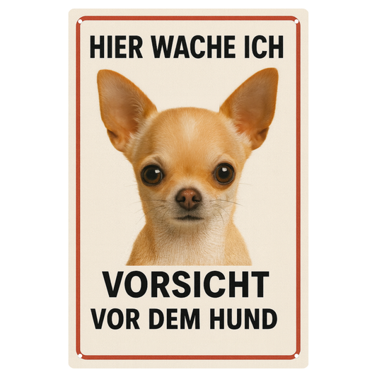 Blechschild Chihuahua