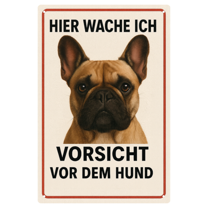 Blechschild Dogge