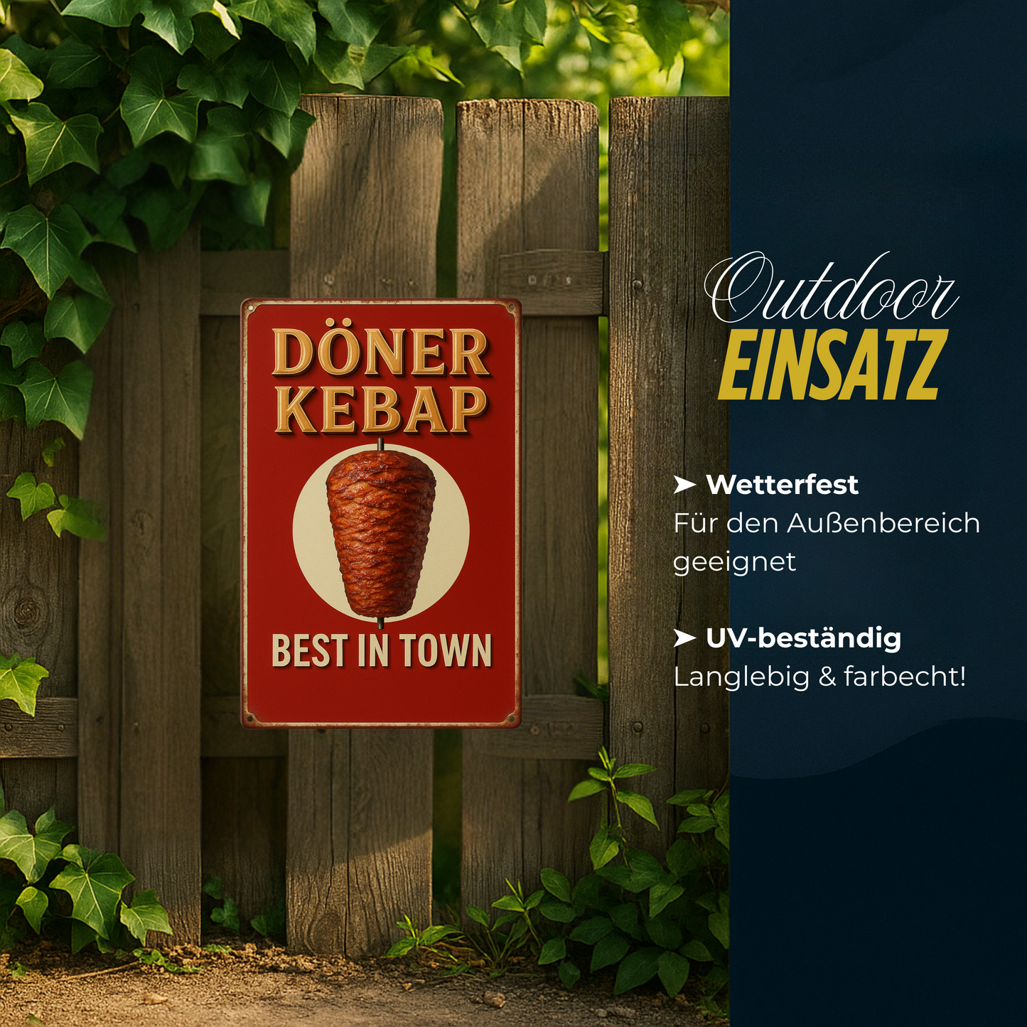 Döner Kebap Blechschild 