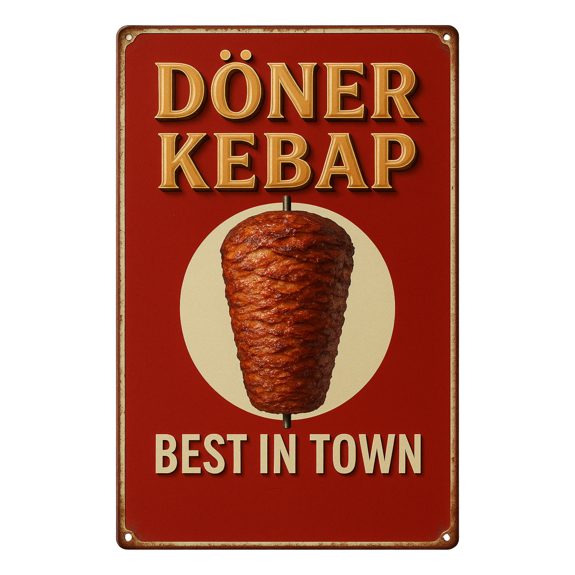 Döner Kebap Blechschild 