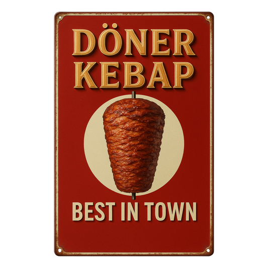 Döner Kebap Blechschild 