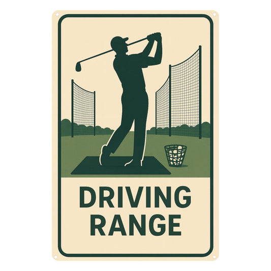 Driving Range Blechschild