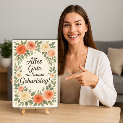 Alles Gute zu Deinem Geburtstag Blechschild