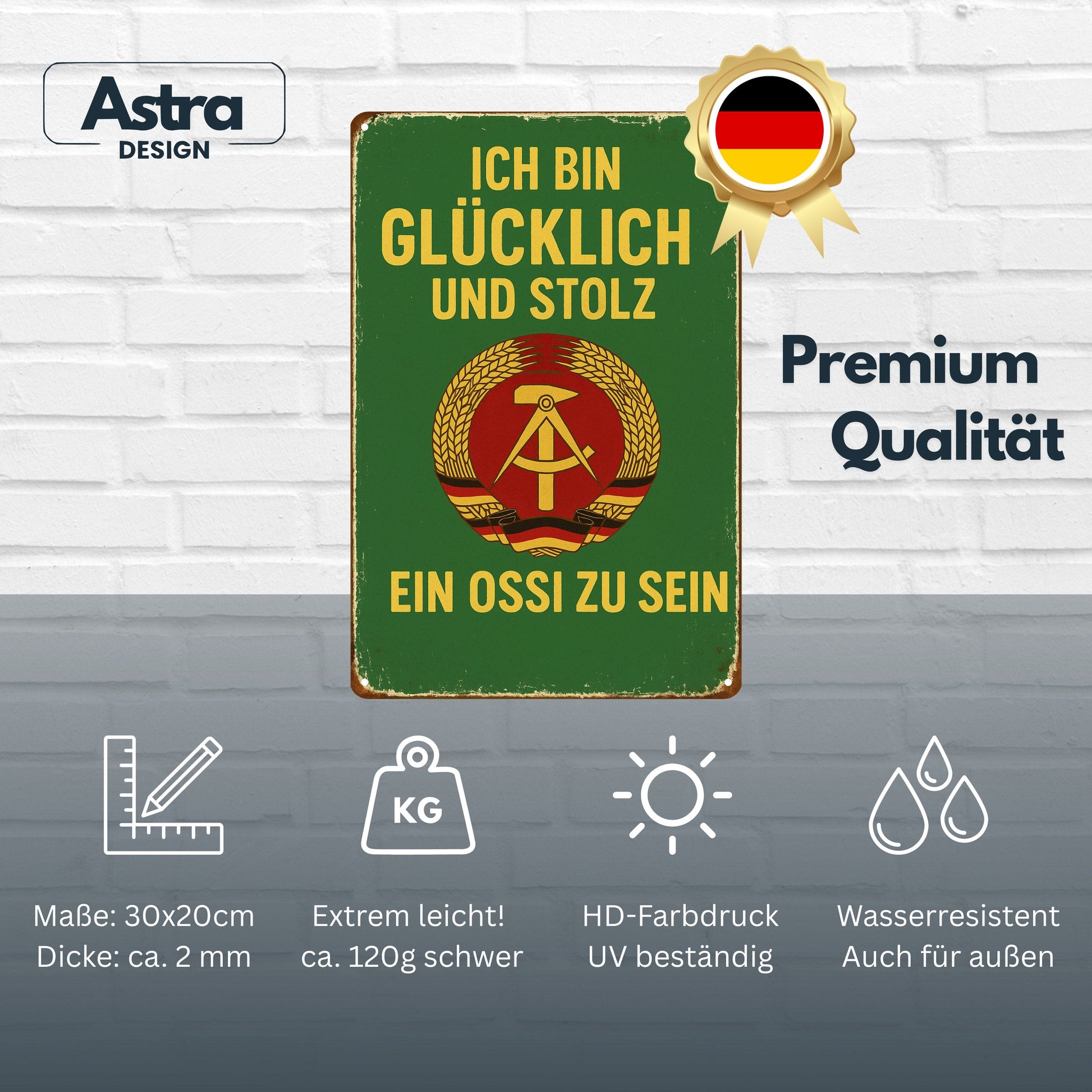 Ich bin glücklich Ossi zu sein