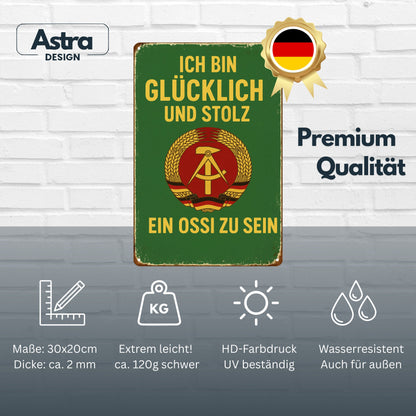 Ich bin glücklich Ossi zu sein