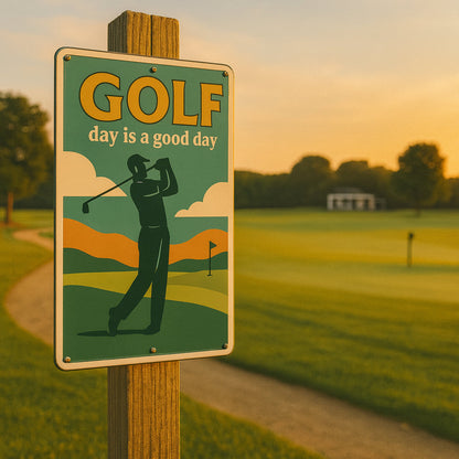 Golf Day is a good Day Blechschild