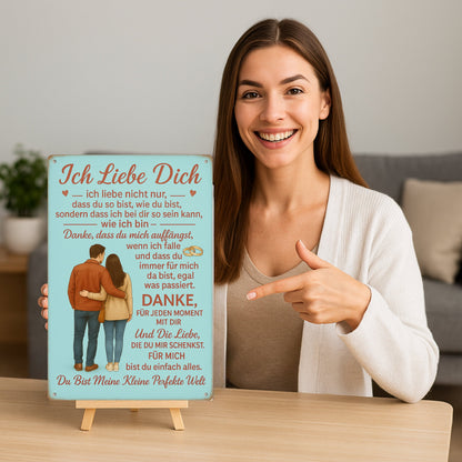 Ich liebe dich Blechschild