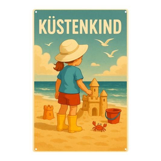 Kuestenkind Blechschild
