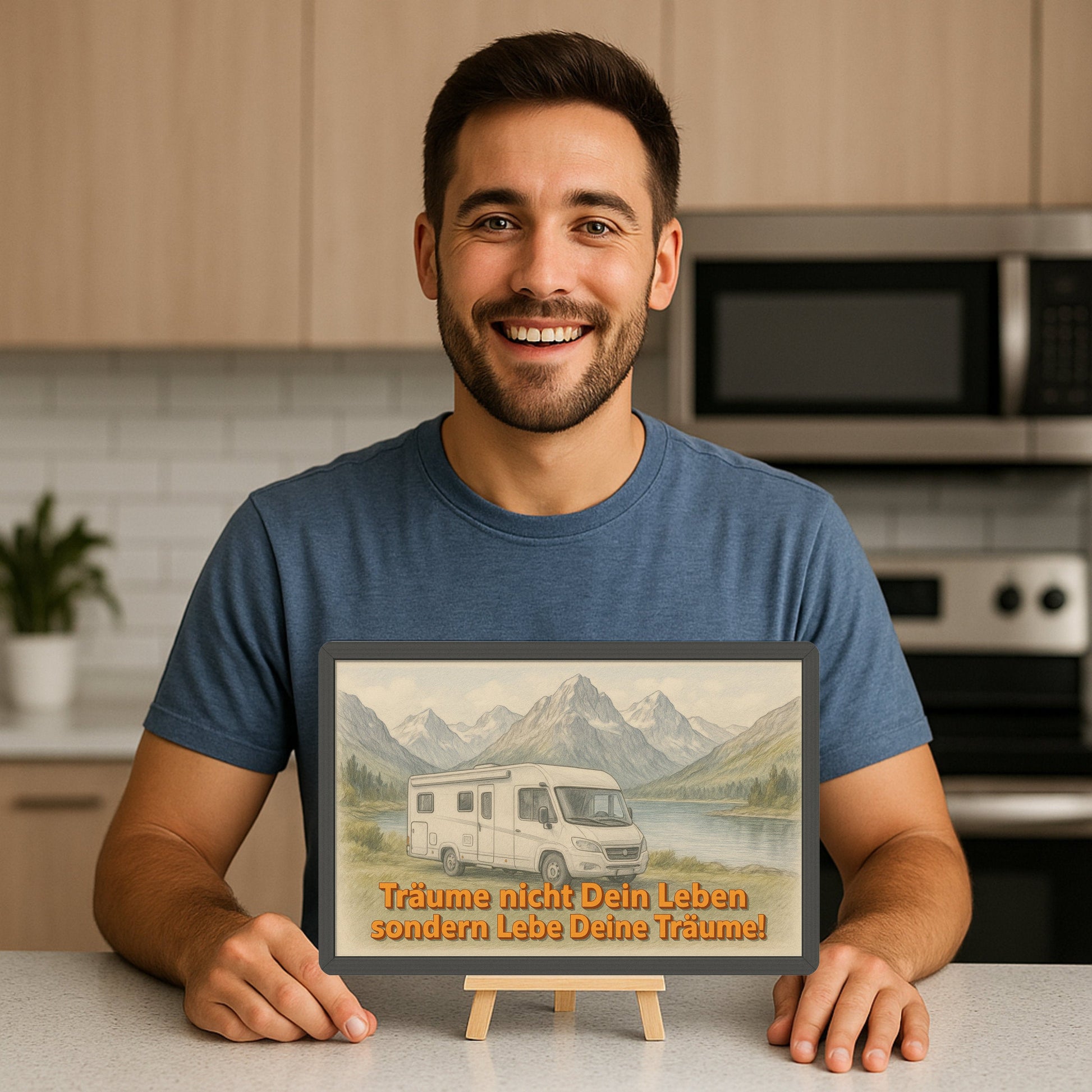 Träume nicht dein Leben Blechschild