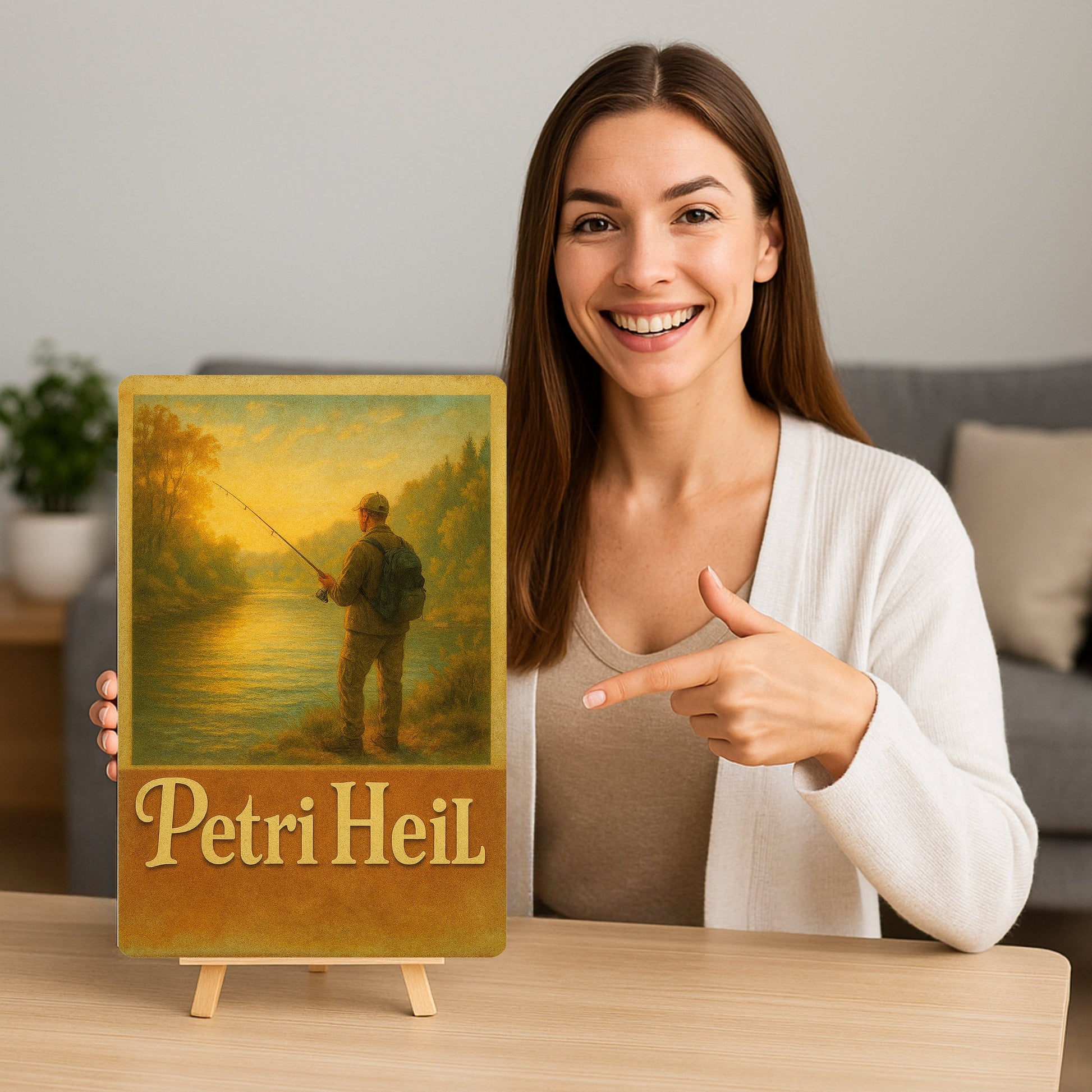 Petri Heil Blechschild