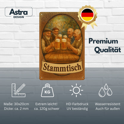 Stammtisch Blechschild