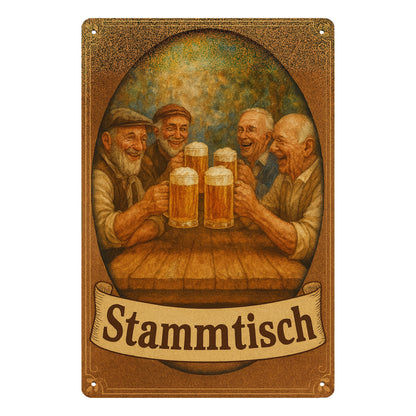 Stammtisch Blechschild