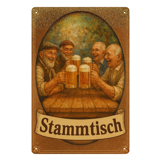 Stammtisch Blechschild