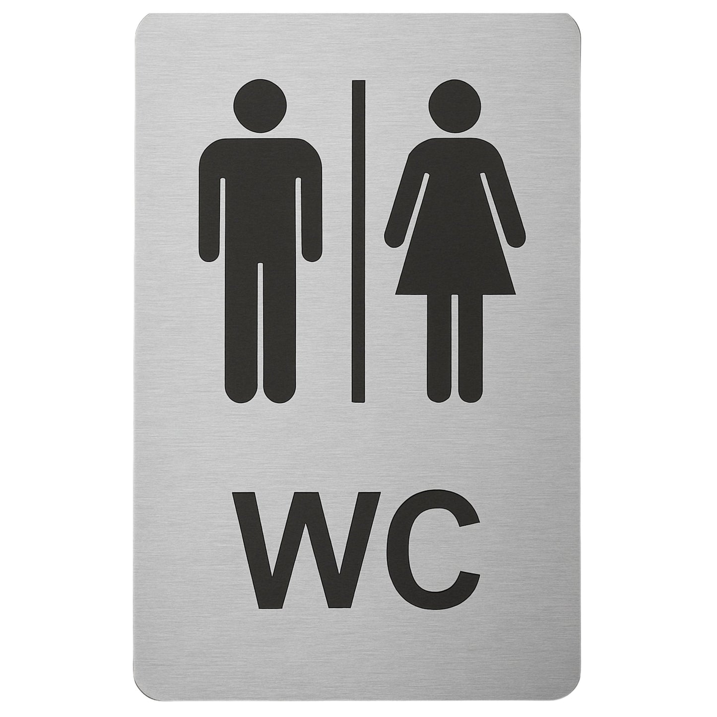WC Blechschild Mann & Frau